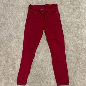 Citizens Of Humanity Red Women Jeans